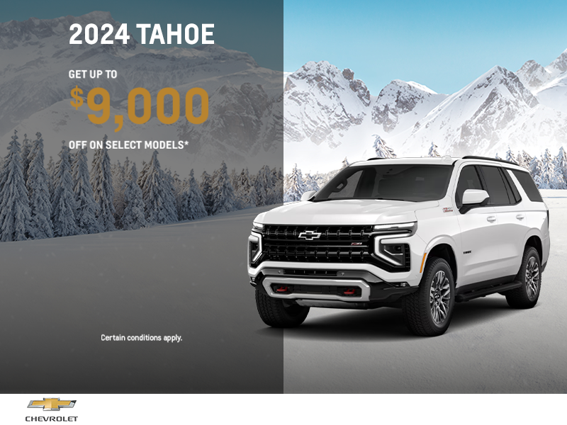 Get the 2024 Chevrolet Tahoe