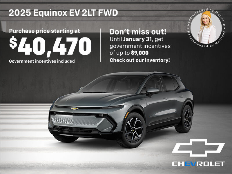 Get the 2025 Chevrolet Equinox EV