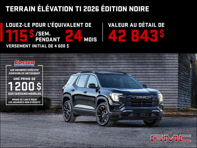 Le GMC Terrain 2026