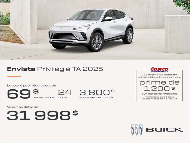 Procurez-vous la Buick Envista 2025