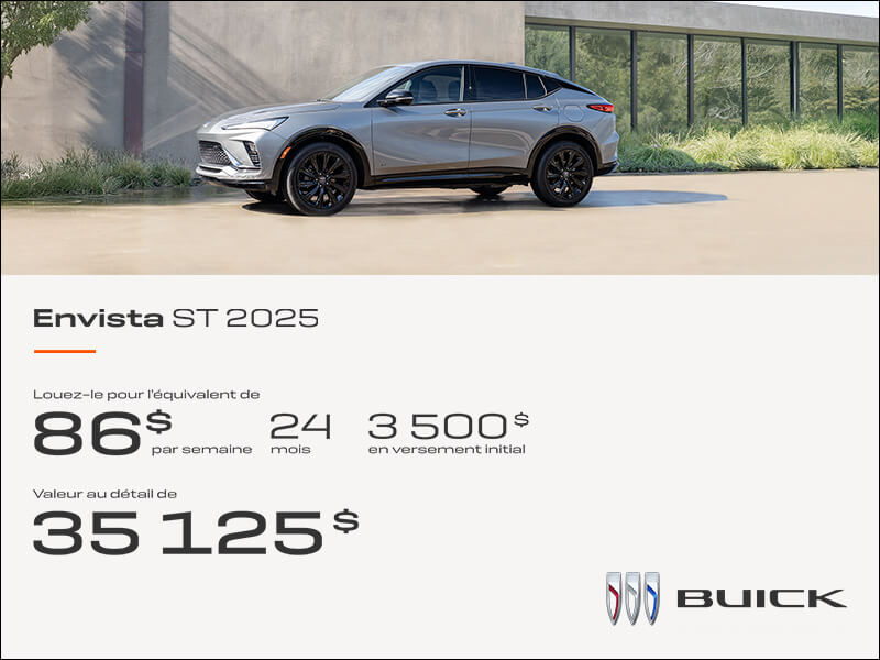 Procurez-vous la Buick Envista 2025