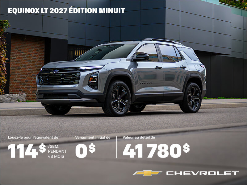 Procurez-vous le Chevrolet Equinox  2026