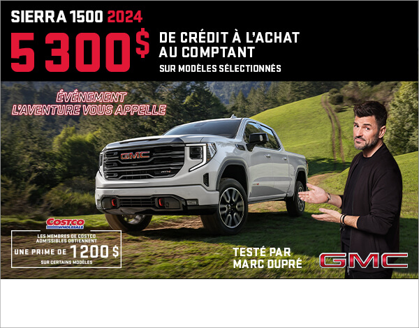 Le GMC Sierra 1500 2024