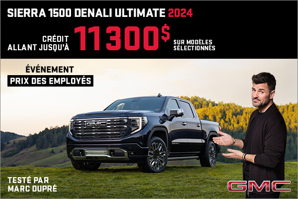 Le GMC Sierra 1500 Denali Ultimate 2024