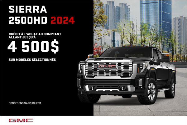 Le GMC Sierra 2500HD 2024