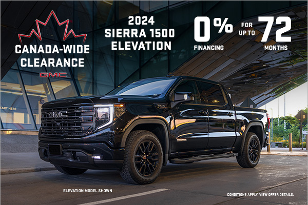 The 2024 GMC Sierra 1500 Elevation