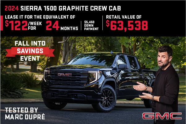 The 2024 GMC Sierra 1500 Graphite