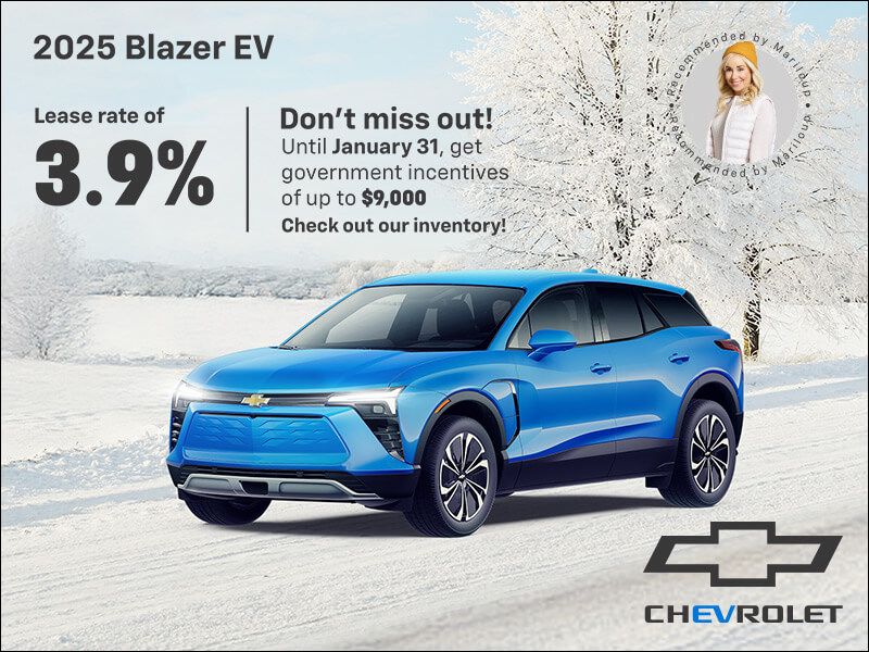 Get the 2025 Chevrolet Blazer EV