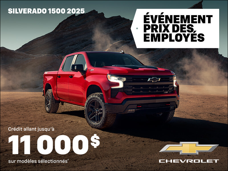Procurez-vous le Chevrolet Silverado 1500 2025