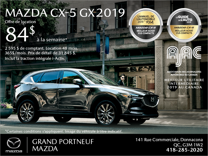Procurez-vous le Mazda CX-5 2019!