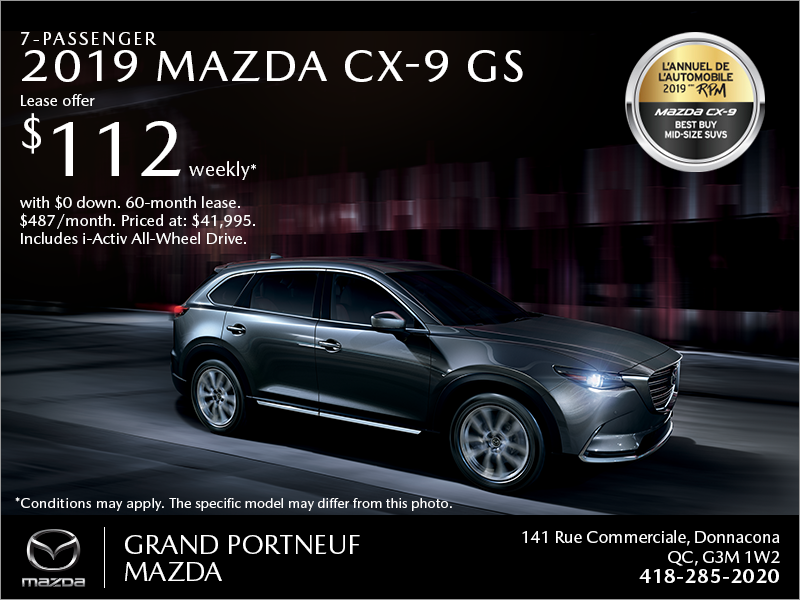 Get the 2019 Mazda CX-9!