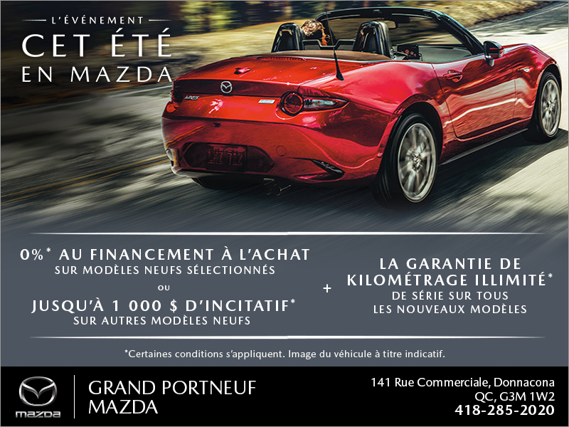 L'événement cet été en Mazda