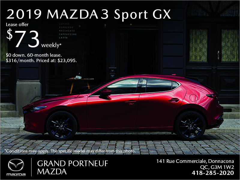 Get the 2019 Mazda3 Sport!