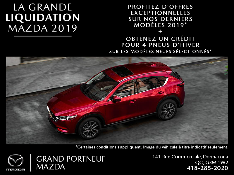 La grande liquidation Mazda 2019
