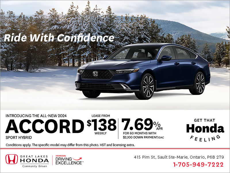 Get the 2024 Honda Accord!