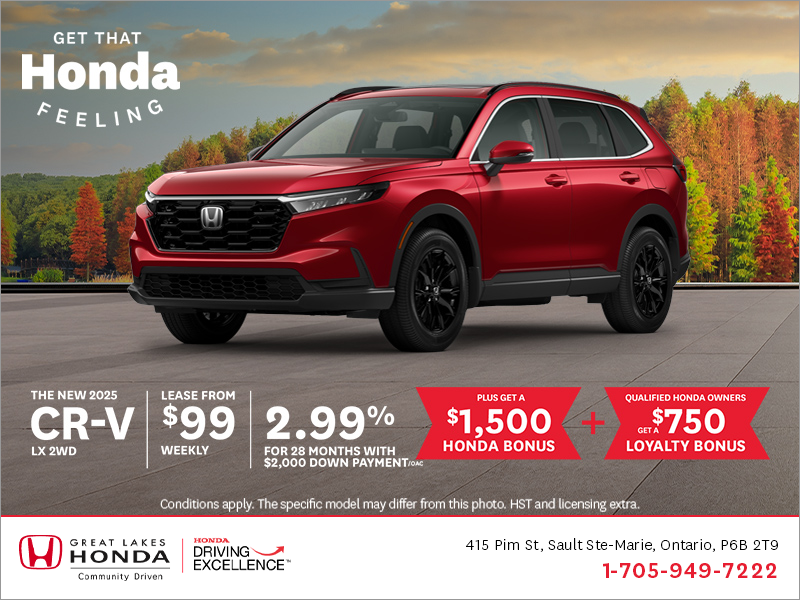 Get the 2025 Honda CR-V!