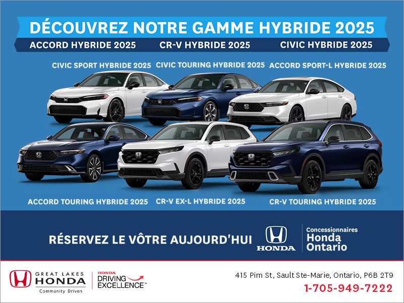 L'événement mensuel Honda !