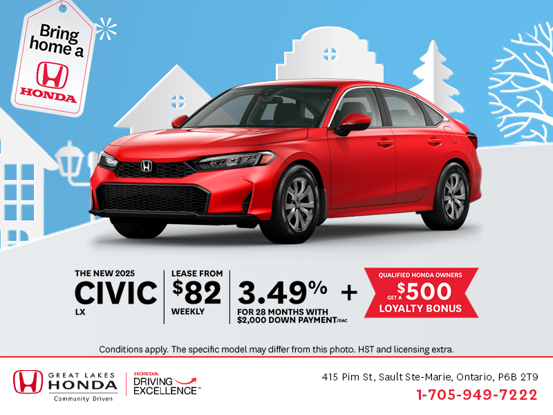 Get the 2025 Honda Civic Lx