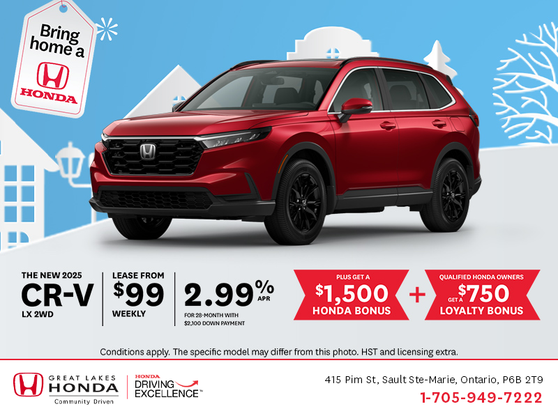 Get the 2025 Honda CR-V!