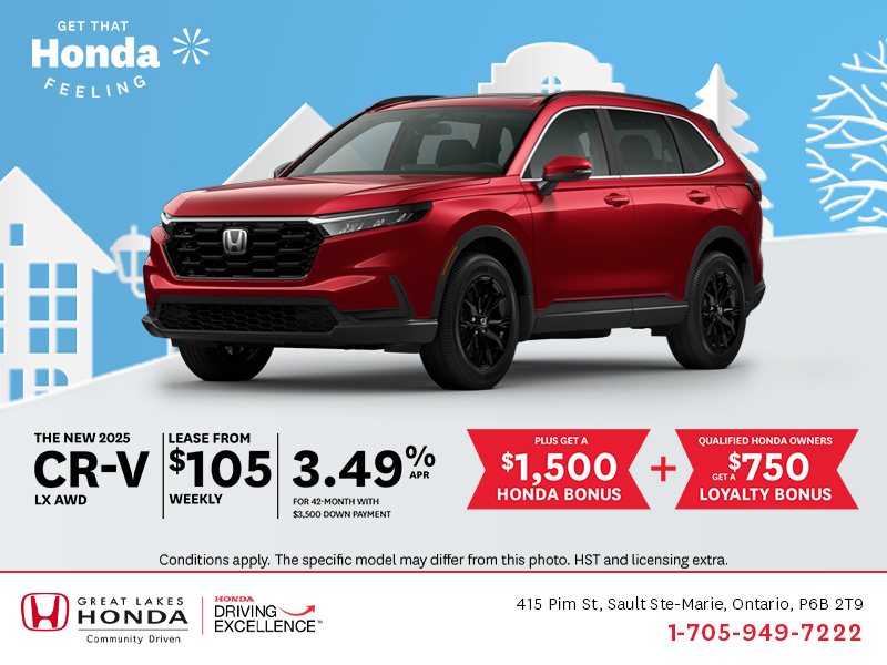 Get the 2025 Honda CR-V!