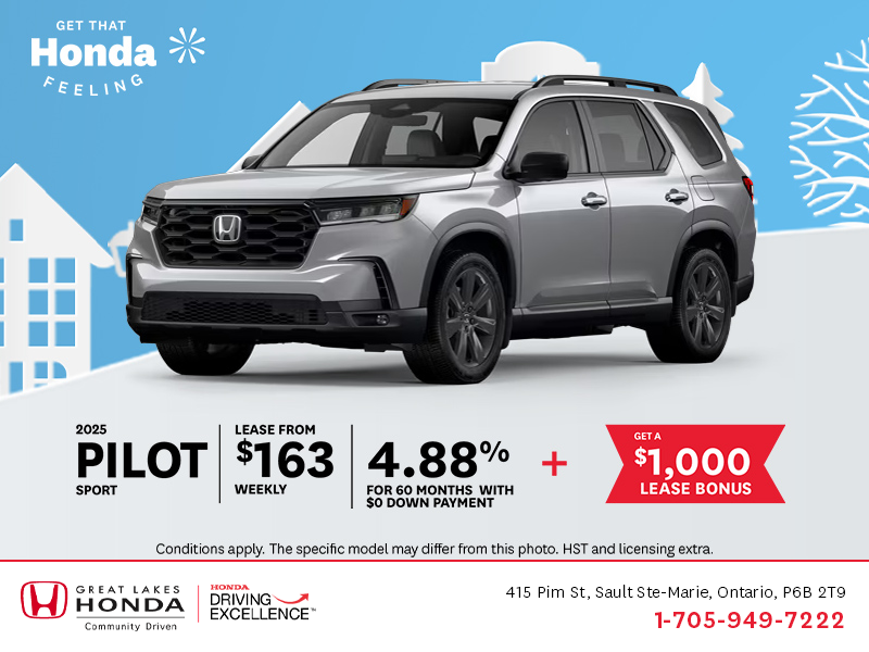 Get the 2025 Honda Pilot