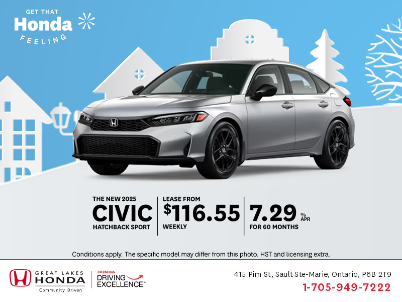 Get the 2025 Honda Civic Sedan!