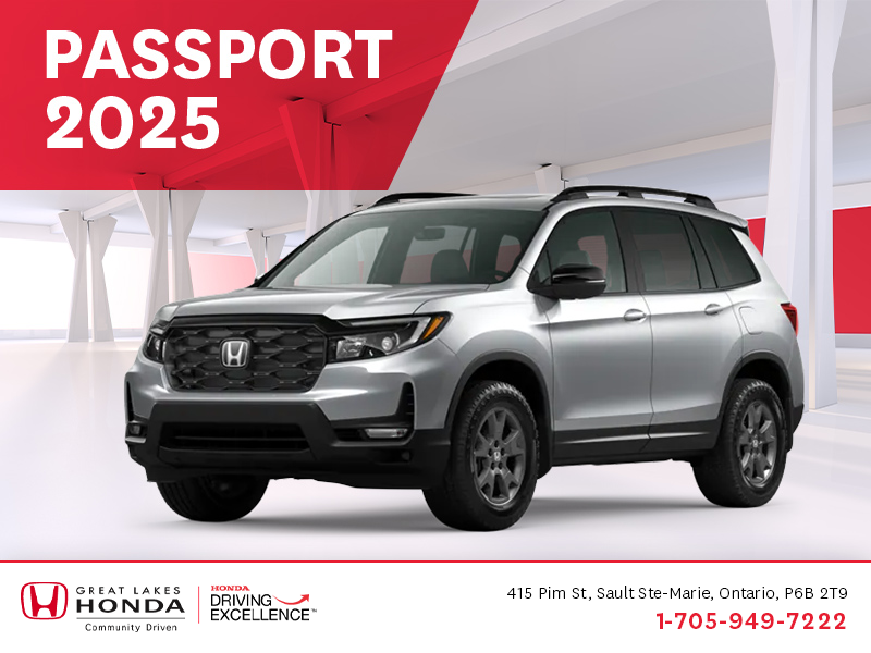 Procurez-vous le Honda Passport 2025!