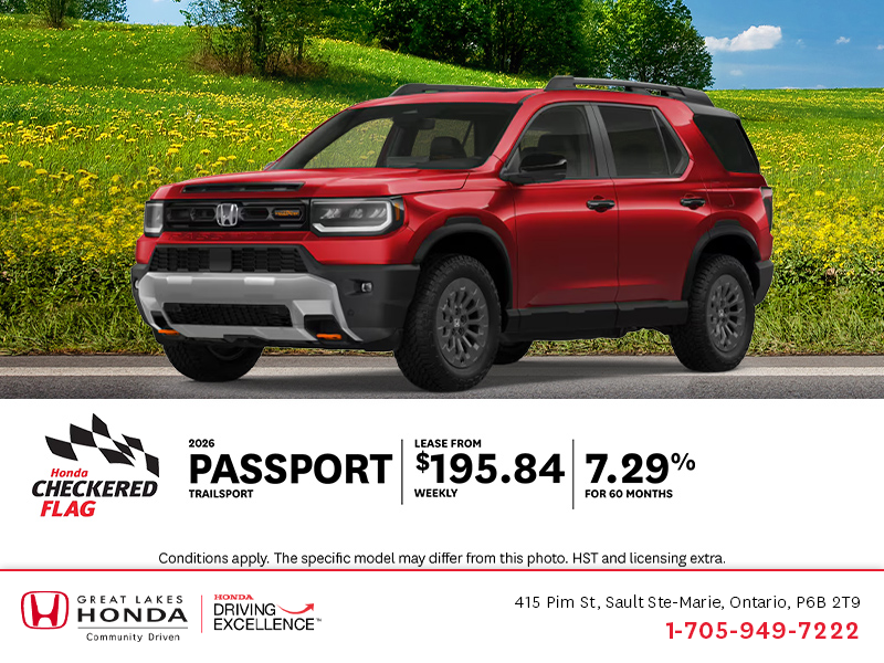 Get the 2026 Honda Passport!