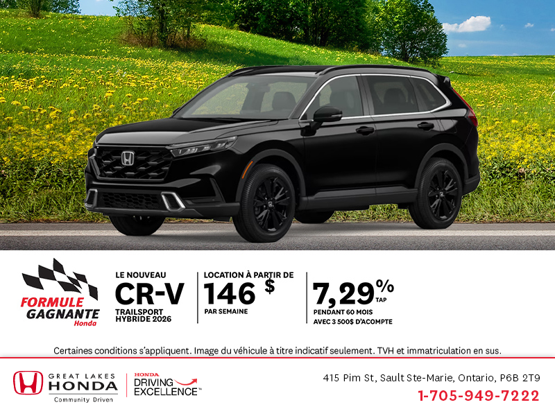 Obtenez le Honda CR-V 2025 !