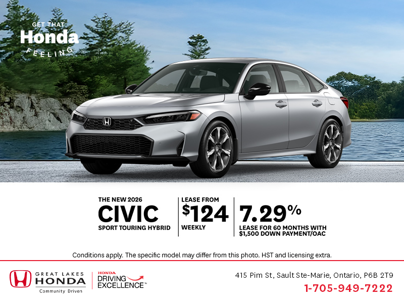 Get the 2026 Honda Civic Hybrid!