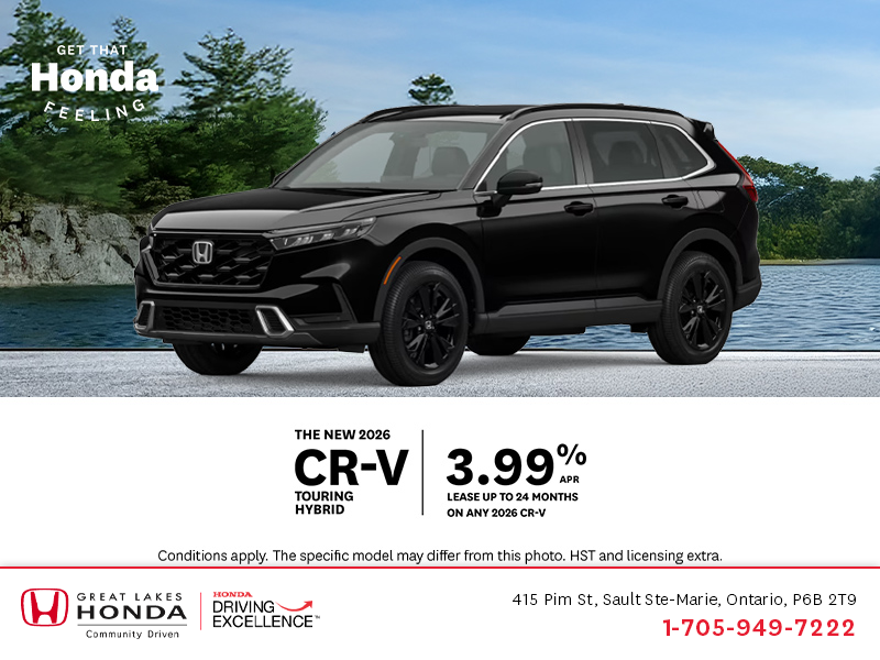 Get the 2026 Honda CR-V!