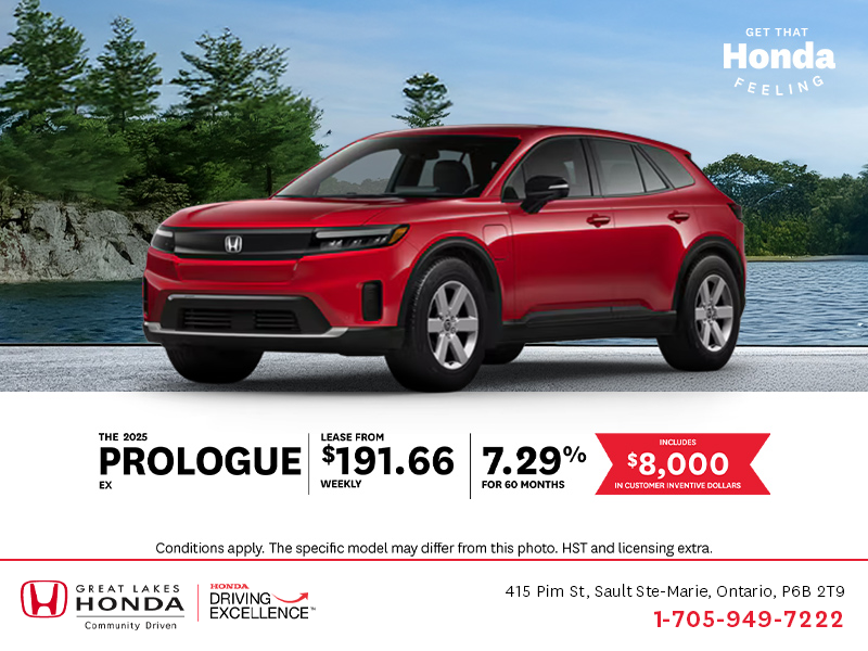 Get the 2025 Honda Prologue!
