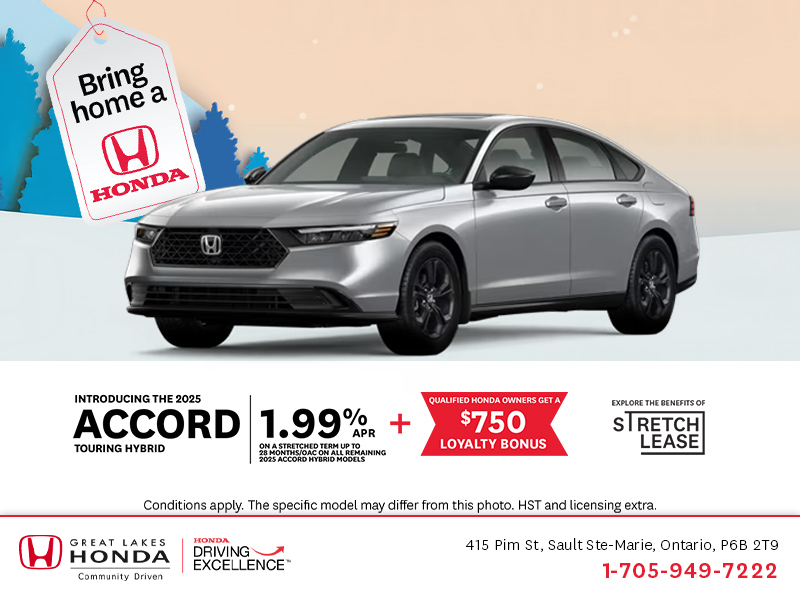Get the 2025 Honda Accord!