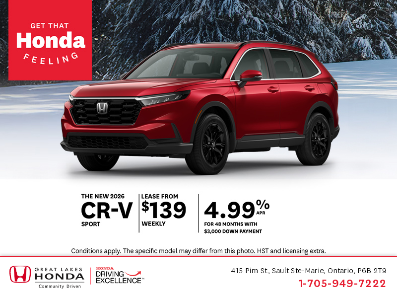 Get the 2026 Honda CR-V!