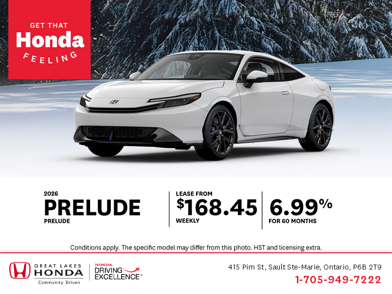 Get the 2026 Honda Prelude!