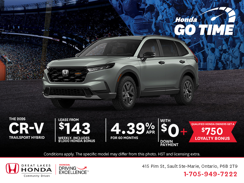 Get the 2026 Honda CR-V hybrid!