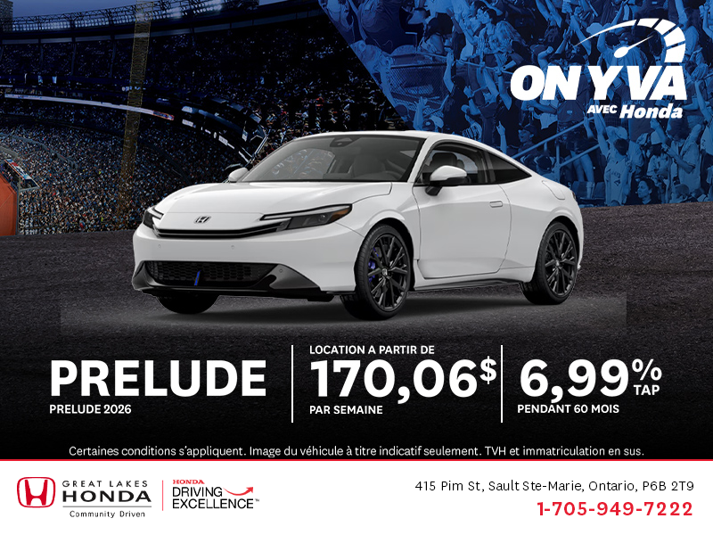 Procurez-vous la Honda Prelude 2026 !