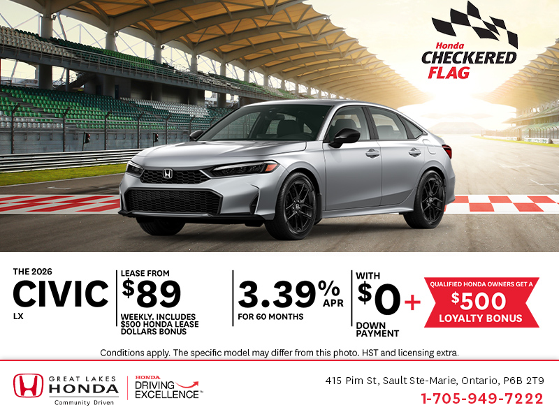 Get the 2026 Honda Civic!