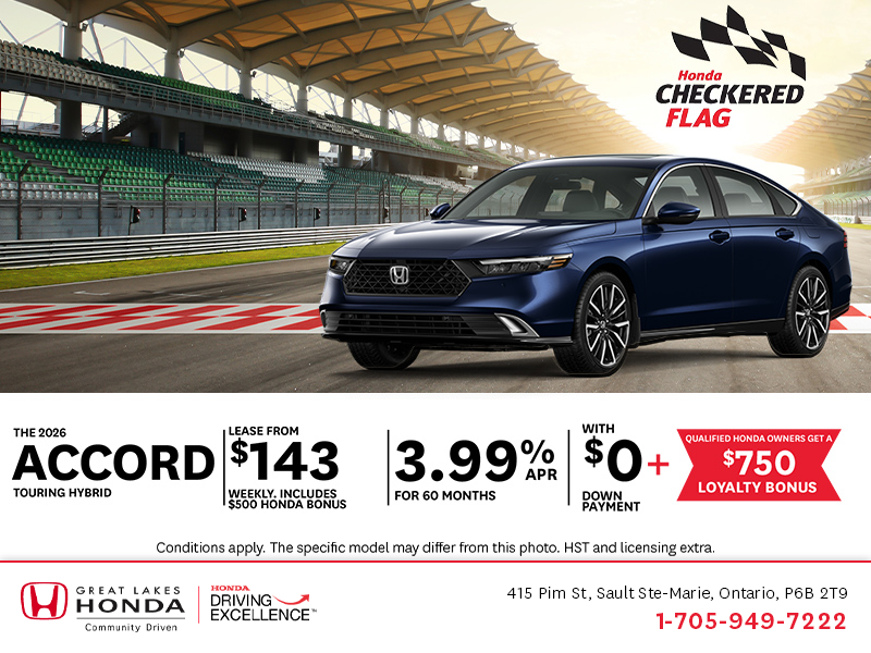 Get the 2026 Honda Accord!