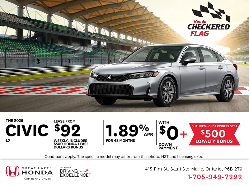 Get the 2026 Honda Civic!