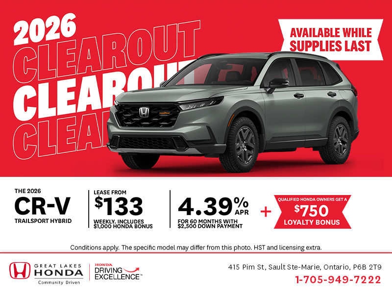Get the 2026 Honda CR-V hybrid!