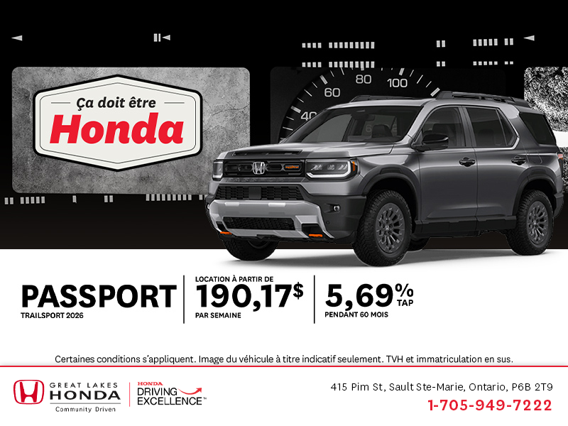 Honda Passport 2026