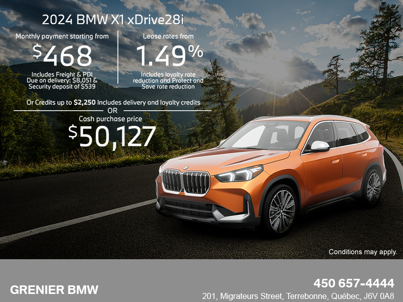 Get the 2024 BMW X1