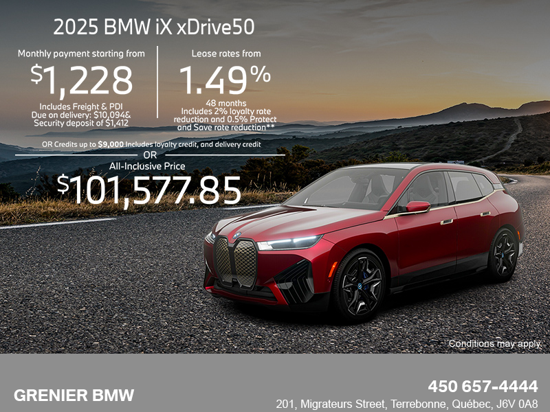Get the 2025 BMW iX