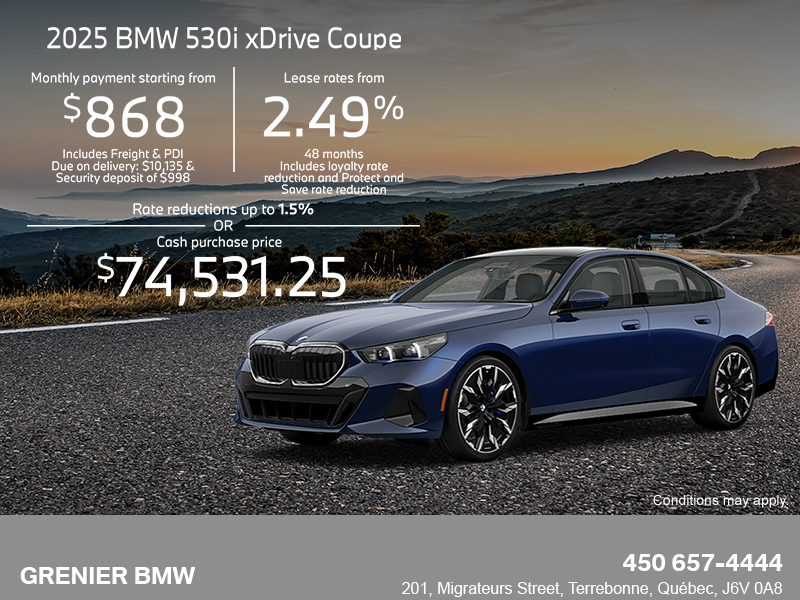Get the 2025 BMW 5 Series Sedan