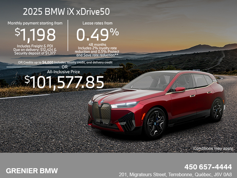Get the 2025 BMW iX