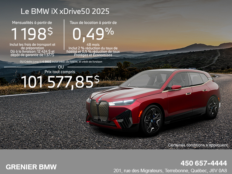 Procurez-vous le Bmw Ix 2025