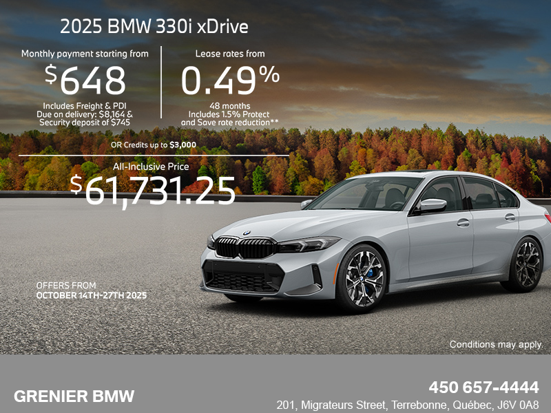 Get the 2025 BMW 3 Series Sedan