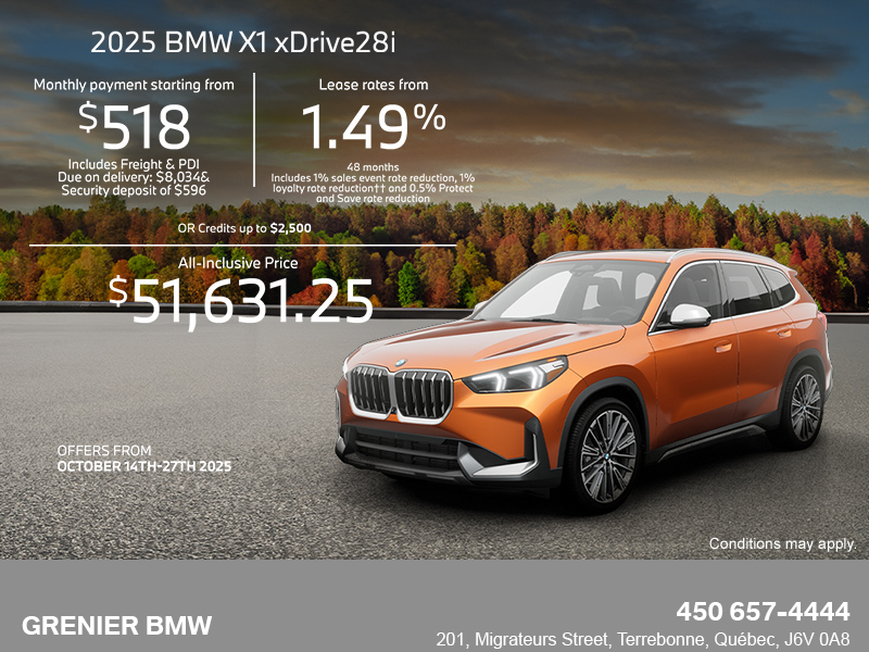 Get the 2026 BMW X1