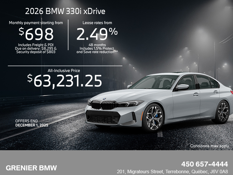 Get the 2026 BMW 3 Series Sedan